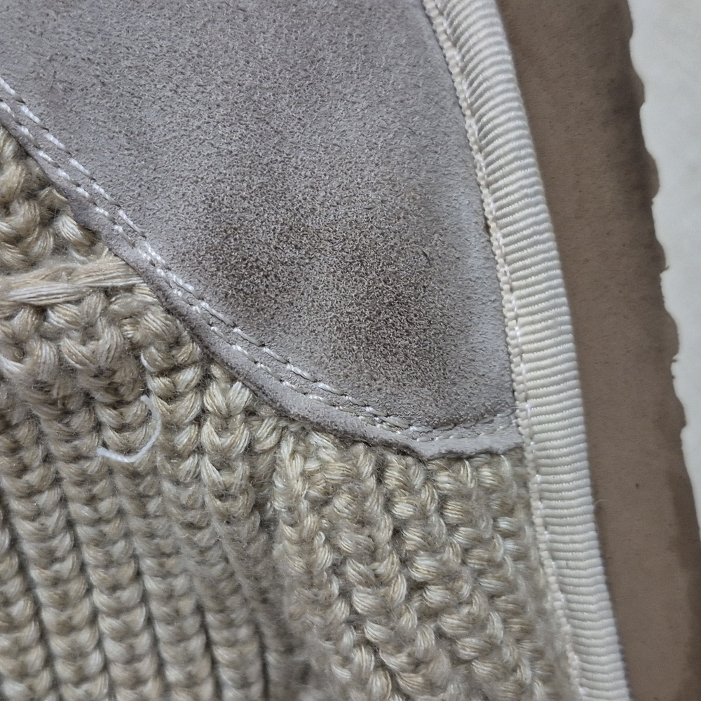 UGG Women's Beige Knit Button Boots - Picture 15 of 15